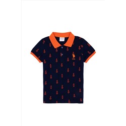 Erkek Çocuk Lacivert Polo Yaka Tişört