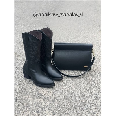 TEKILA 7000 negro+Ab.Zapatos PELLE Milan (930) АКЦИЯ
