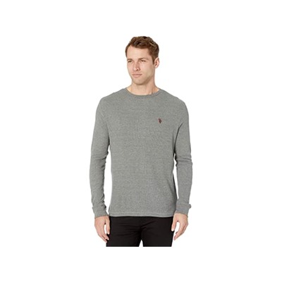 U.S. POLO ASSN. Long Sleeve Crew Neck Solid Thermal Shirt