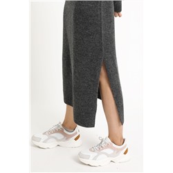 Vestido-jersey Gris