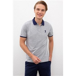 U.S. Polo Assn. Grı Erkek T-Shirt G081SZ011.000.980048