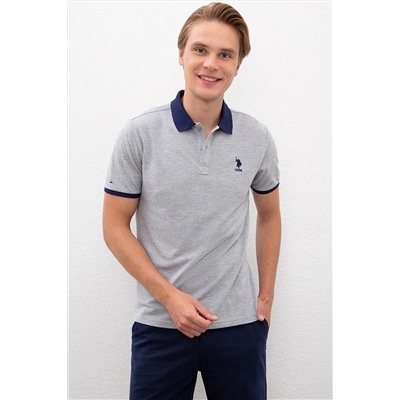 U.S. Polo Assn. Grı Erkek T-Shirt G081SZ011.000.980048