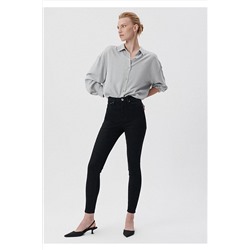 MaviSerenay Gold Shape Siyah Jean Pantolon 100980-35248