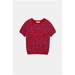 Camiseta punto jacquard