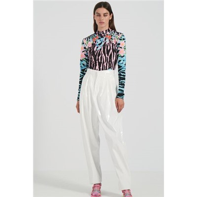 Body slim animal print