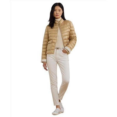 Lauren Ralph Lauren Women's Snap-Front Stand-Collar Packable Coat