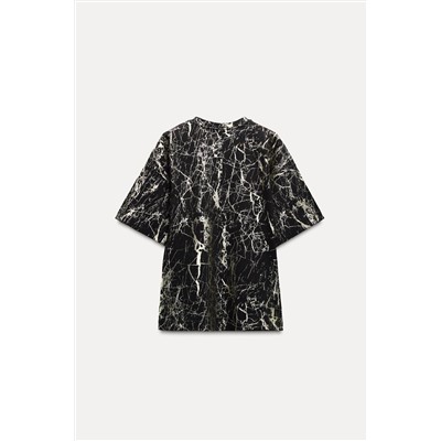 INTERLOCK METALLIC T-SHIRT