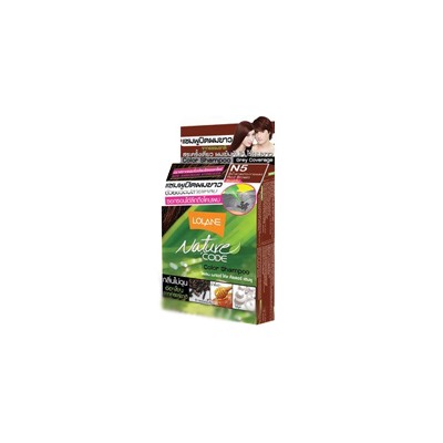 Lolane Nature Code Hair Color Shampoo № 5 Red Brown / Красящий шампунь без аммиака. Цвет: №5 - красное дерево
