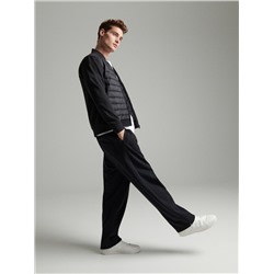 Leichte Jacke aus Materialmix