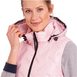 Damen Steppweste mit Kapuze
