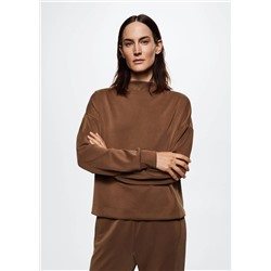 Sudadera cuello perkins -  Mujer | MANGO OUTLET Melilla