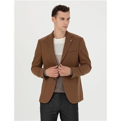 Kiremit Slim Fit Ceket