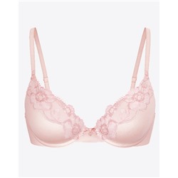 Body by Victoria Lightly Lined Lace-Trim Full-Coverage Bra