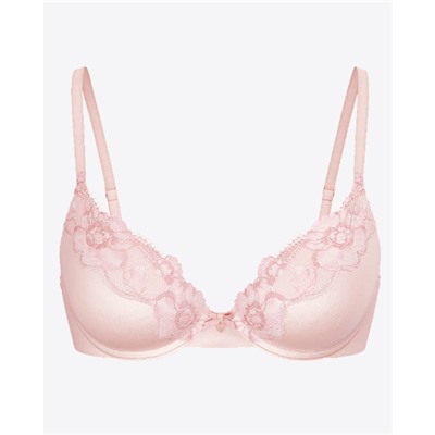 Body by Victoria Lightly Lined Lace-Trim Full-Coverage Bra
