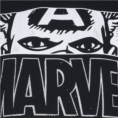 MARVEL COMICS Core Logo Herren T-Shirt FBMTS095BLK