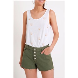 Camiseta de tirantes Blanco