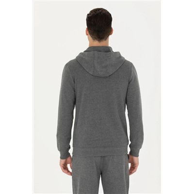 Erkek Antrasit Melanj Sweatshirt