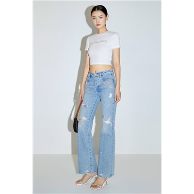 Crop top Blanco