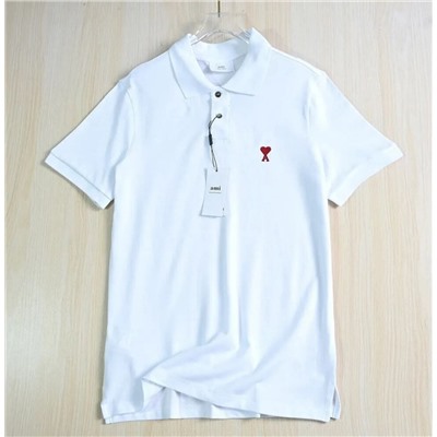 Хлопковая базовая рубашка-поло, модель унисекс   AM*I