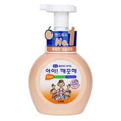 LION Ai kekute Foaming handsoap Peach (Moisturising) 250ml bottle Жидкое пенное мыло для рук с экстр 250мл