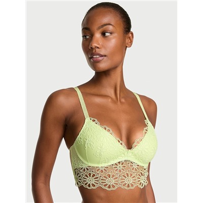 Victoria's Secret Sexy Tee Daisy Eyelet Wireless Push-Up Bra Top
