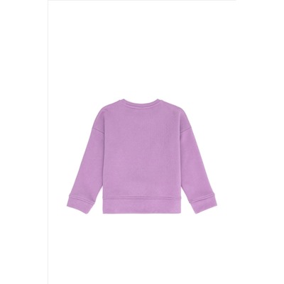 Kız Çocuk Lila Sweatshirt