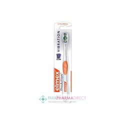 Elmex Pro Action Brosse à Dents à piles avec Brins Vibrants Médium