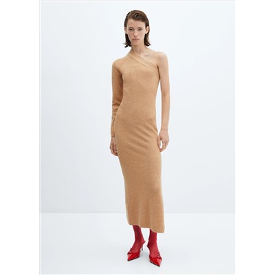 Vestido punto asimétrico