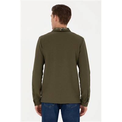 Erkek Haki Sweatshirt