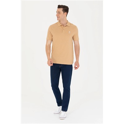 Erkek Camel Polo Yaka Tişört