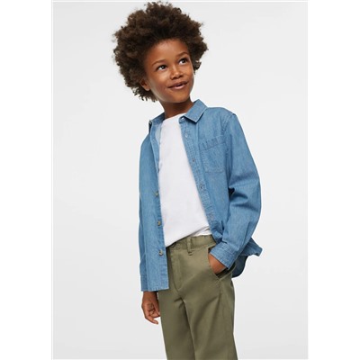 Pantalón chino algodón  -  Niño | MANGO OUTLET España