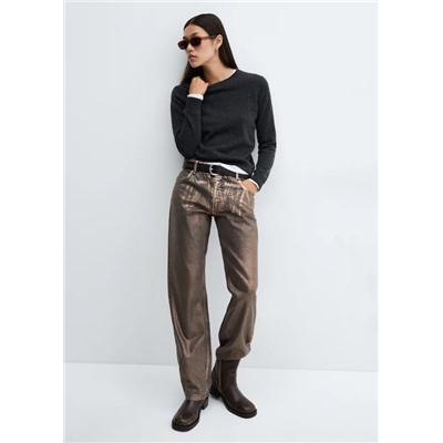 Jeans rectos foil