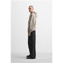 PANTALÓN DENIM CARGO BAGGY FIT