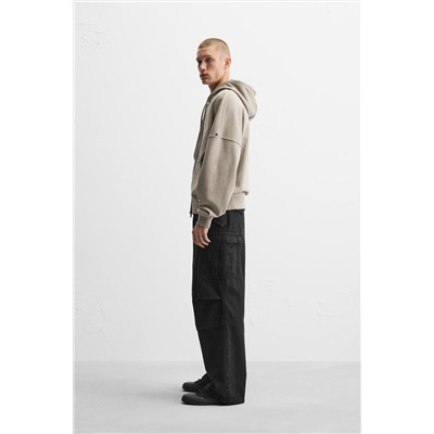 PANTALÓN DENIM CARGO BAGGY FIT