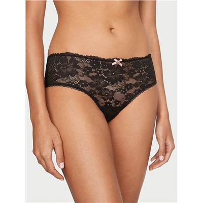 BODY BY VICTORIA Lace-Front Hiphugger Panty