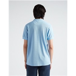Piquet Polo, Men, Light Blue