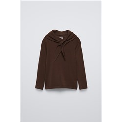 WOOL SCARF T-SHIRT