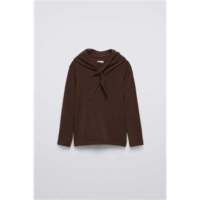 WOOL SCARF T-SHIRT
