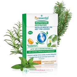 Puressentiel Respiratoire Pastilles Menthe - Pin x20
