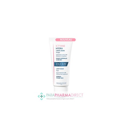 Ducray Ictyane Hydra Crème Légère Visage 40ml