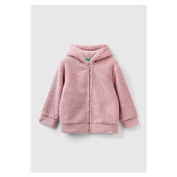 United Colors of BenettonErkek Çocuk Gül Kurusu Etiket Detaylı Sweatshirt
