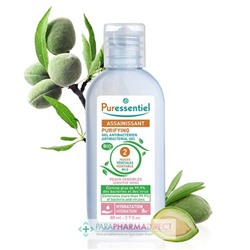 Puressentiel Assainissant Gel Antibactérien Hydratation Peaux Sensibles 80ml