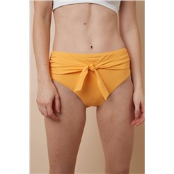 Braguita de biquini de talle alto Pampa Amarillo acidulado