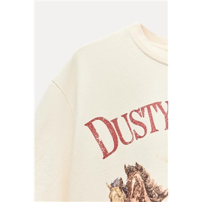 T-SHIRT WITH FRONT PRINT