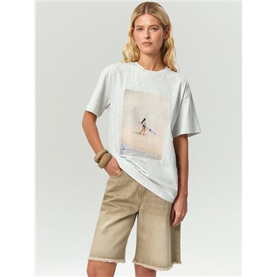Футболка из хлопка, B3217/beach