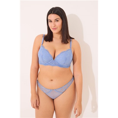 Sujetador push up GORGEOUS encaje azul