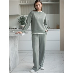 Джемпер из петельчатого футера двухнитки с эластаном