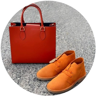 AB.Z. SAFARY mandarina+Ab.Zapatos PELLE UNIVERSAL (900) АКЦИЯ