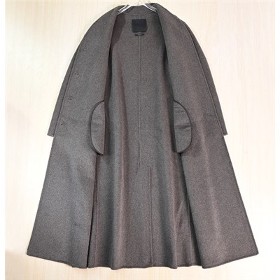 Элегантное двубортное шерстяное пальто средней длины с V-образным вырезом Massim*o Dutti ОРИГИНАЛ!