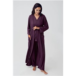 Artış Uzun Kollu Yumuşak Dokulu Triko Sabahlık Pijama Takımı 15300